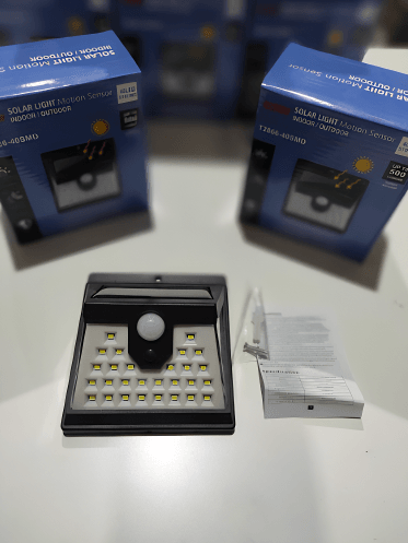 Aplique luz solar con sensor 40 LED Strong