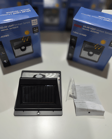 Aplique luz solar con sensor 40 LED Strong