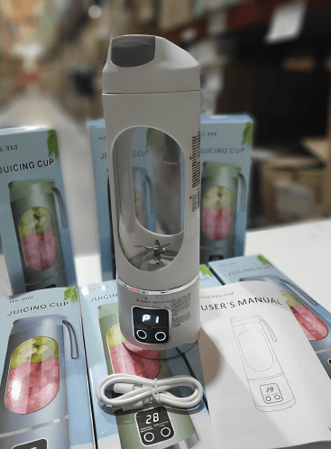 Licuadora de frutas de 450ml 8 cuchillas