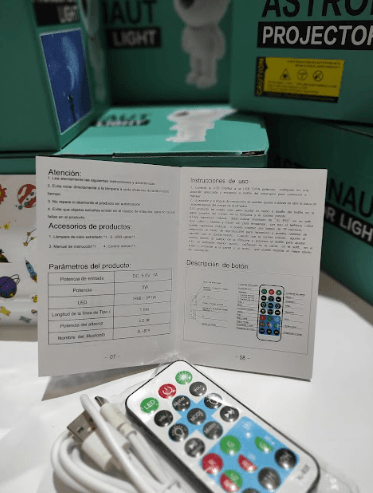 Proyector astronauta con altavoz bluetooth ( dos modelo )