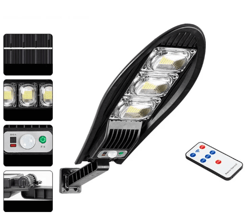 Lámpara Solar LED superbrillante para exteriores con mando