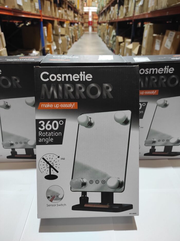 Espejo de maquillaje LED