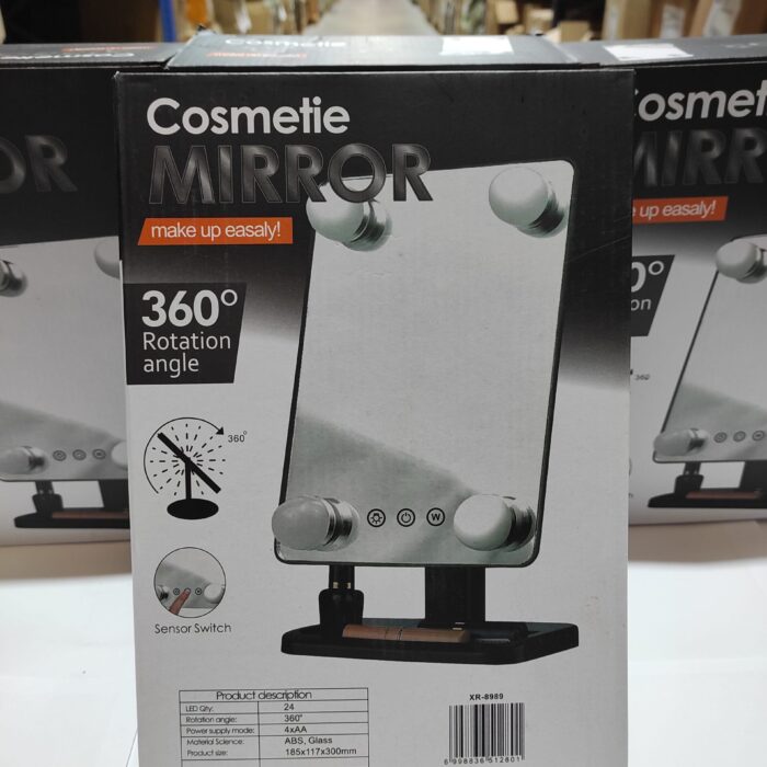 Espejo de maquillaje LED
