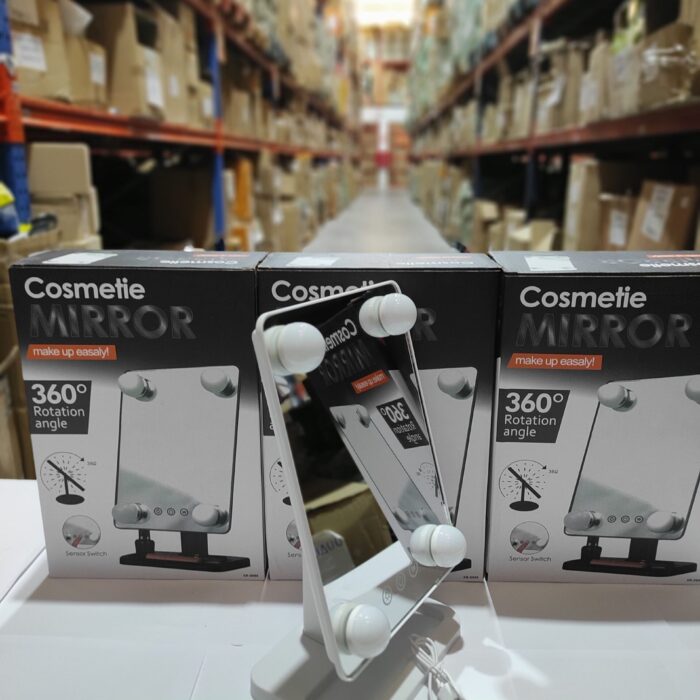 Espejo de maquillaje LED