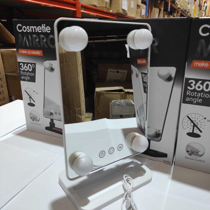 Espejo de maquillaje LED