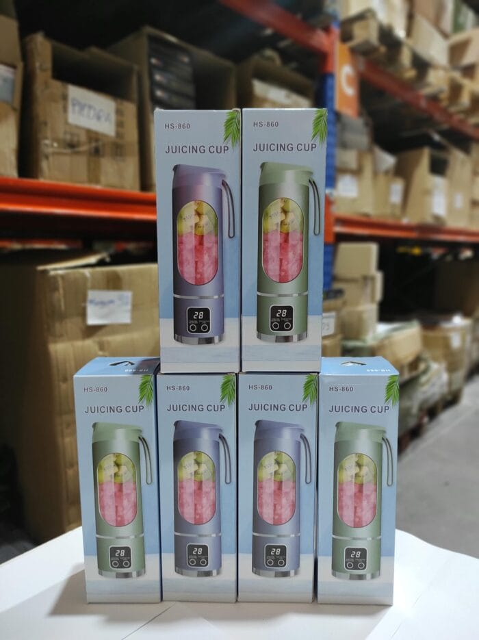 Licuadora de frutas de 450ml 8 cuchillas