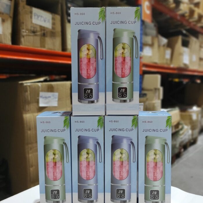 Licuadora de frutas de 450ml 8 cuchillas