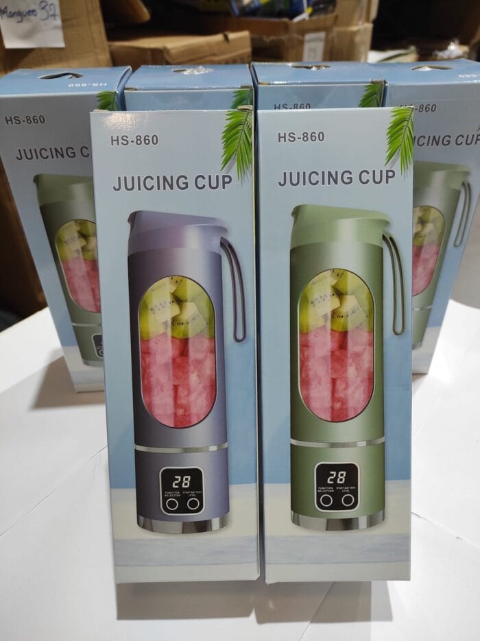 Licuadora de frutas de 450ml 8 cuchillas