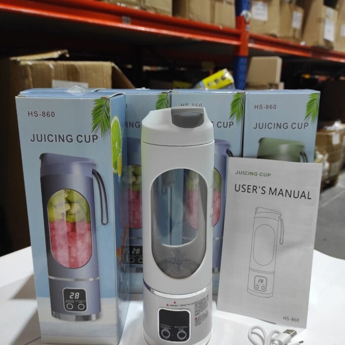 Licuadora de frutas de 450ml 8 cuchillas