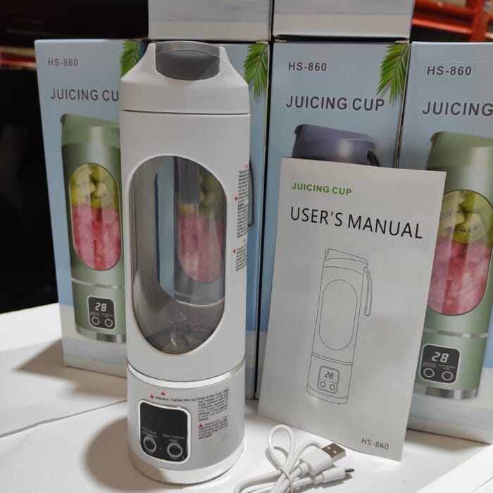 Licuadora de frutas de 450ml 8 cuchillas