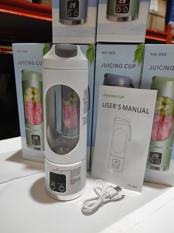 Licuadora de frutas de 450ml 8 cuchillas