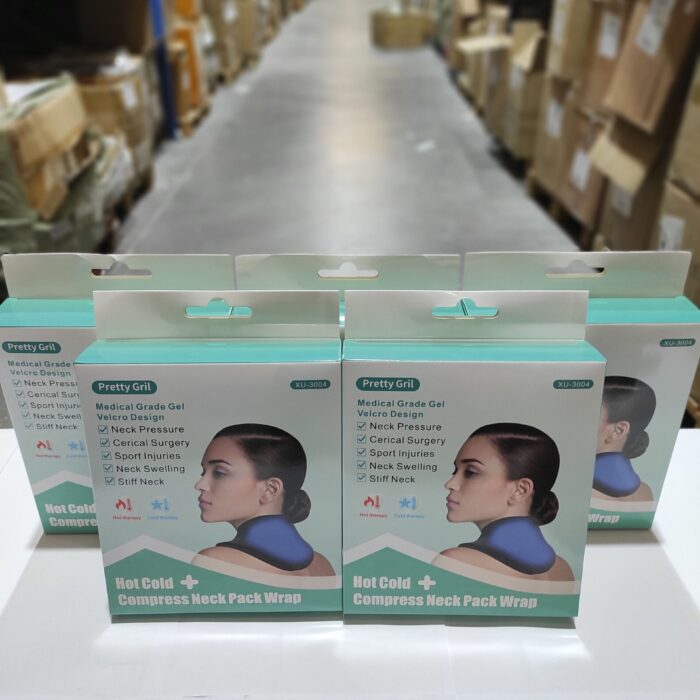 Almohadilla de gel reutilizable para cuello frío y calor