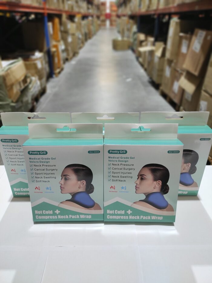 Almohadilla de gel reutilizable para cuello frío y calor