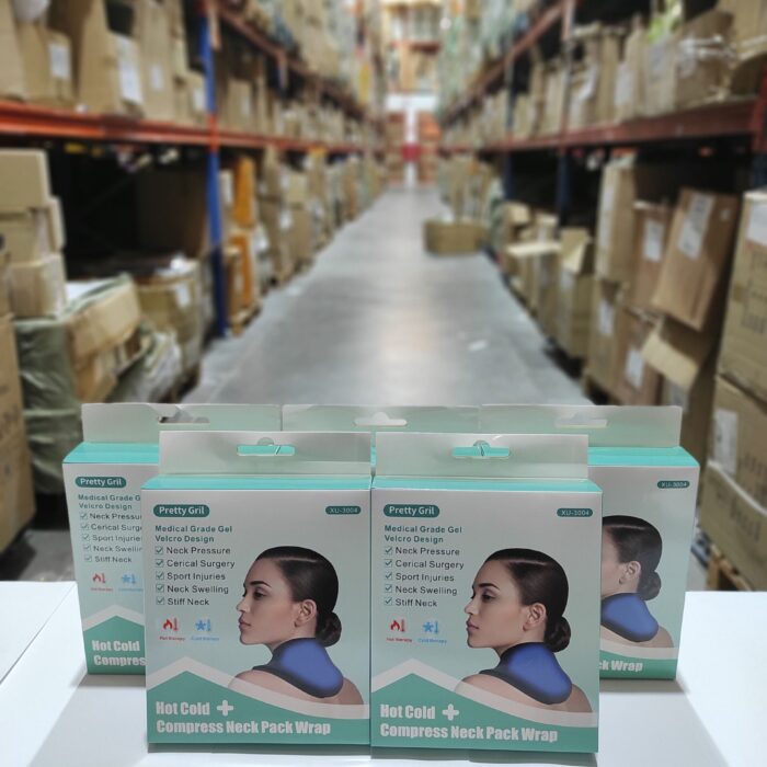Almohadilla de gel reutilizable para cuello frío y calor