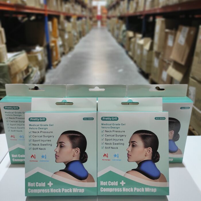 Almohadilla de gel reutilizable para cuello frío y calor