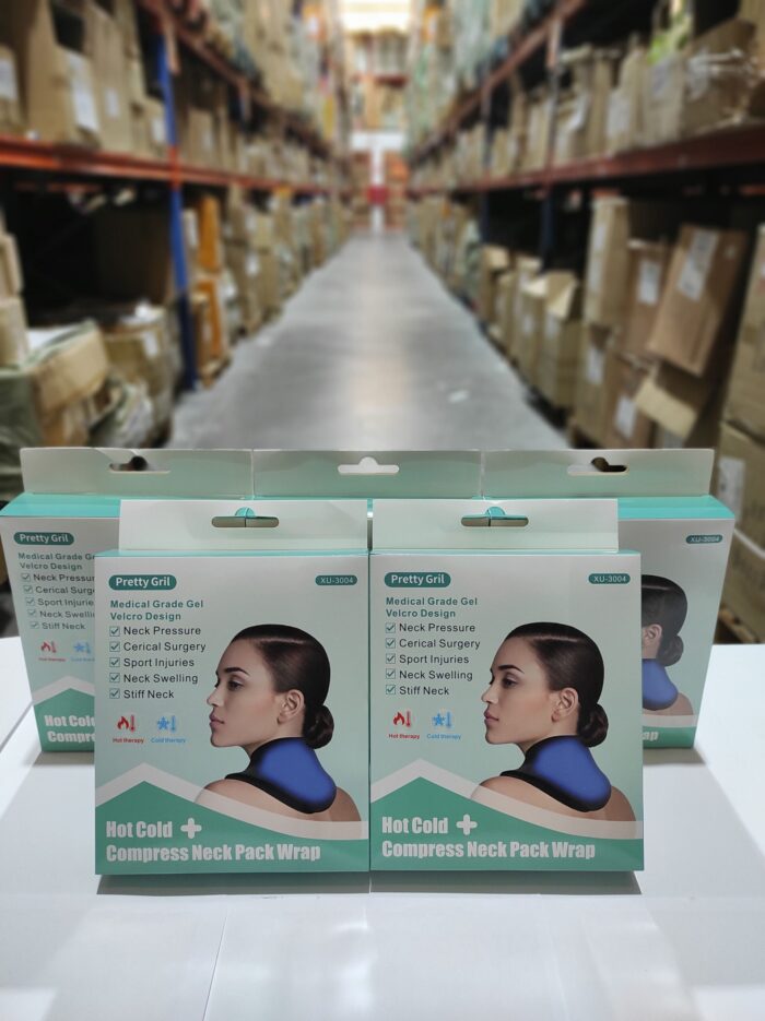 Almohadilla de gel reutilizable para cuello frío y calor