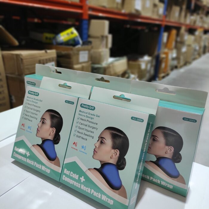 Almohadilla de gel reutilizable para cuello frío y calor