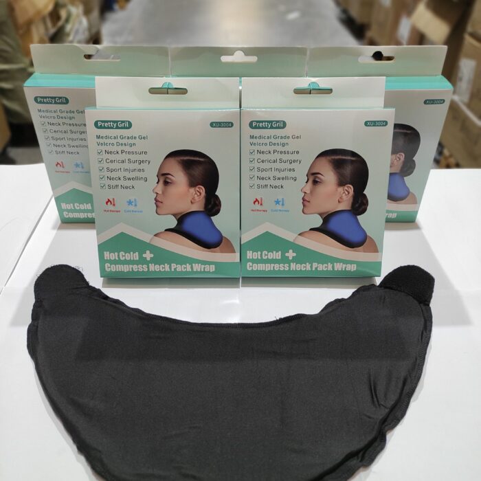 Almohadilla de gel reutilizable para cuello frío y calor