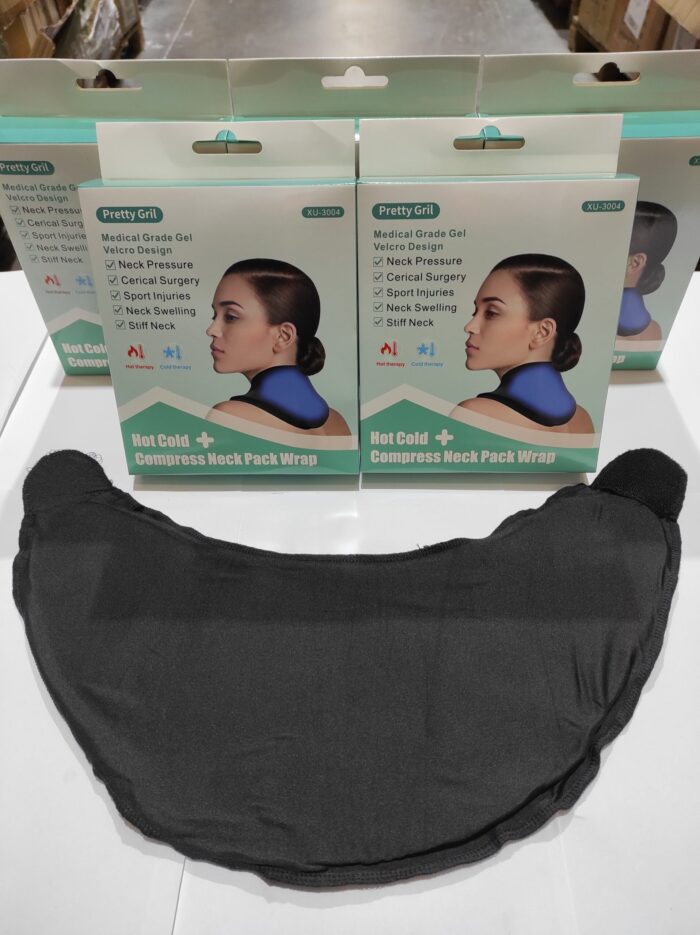 Almohadilla de gel reutilizable para cuello frío y calor