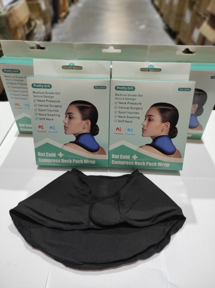 Almohadilla de gel reutilizable para cuello frío y calor