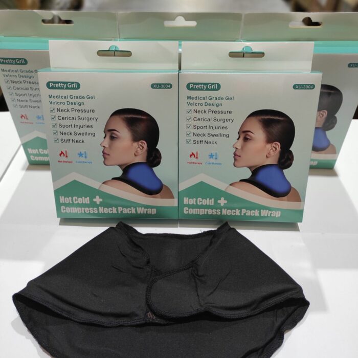 Almohadilla de gel reutilizable para cuello frío y calor