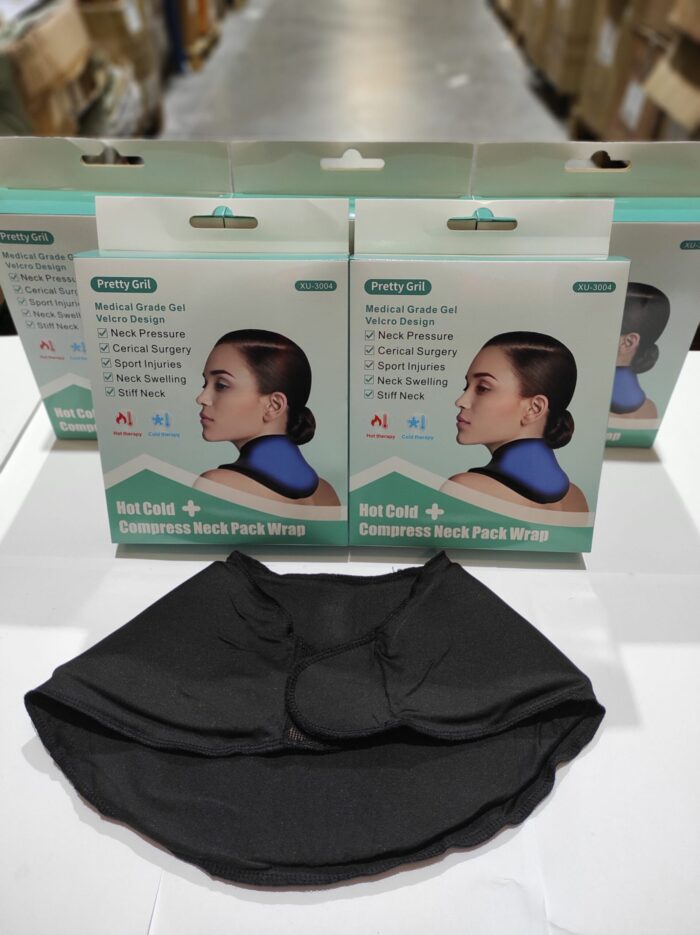 Almohadilla de gel reutilizable para cuello frío y calor