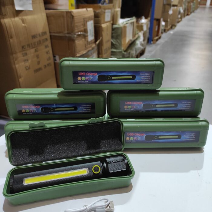 Linterna led con zoom 3modo