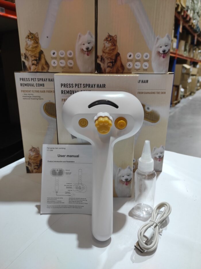Cepillo de vapor para mascotas