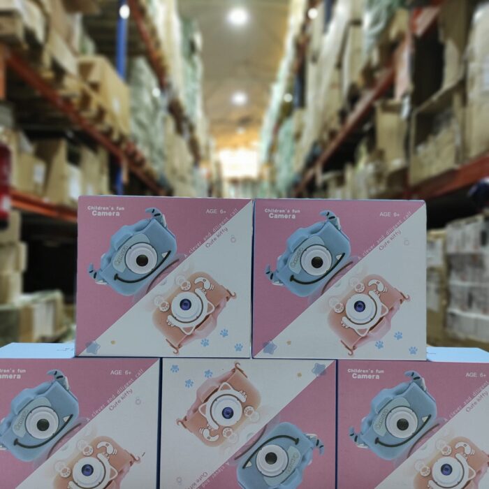 Cámara para Niños con Correa 1080P 2,0 Pulgadas Azul Gato