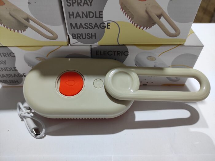 Cepillo vapor de masaje para mascota 3 en 1