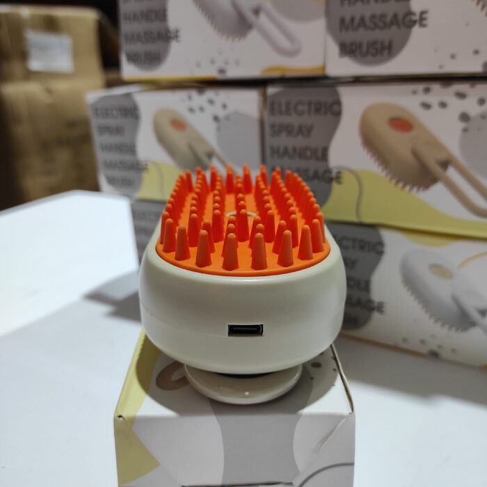 Cepillo vapor de masaje para mascota 3 en 1