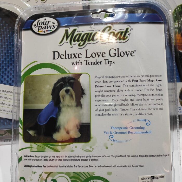 Cepillo manopla para mascota 1 und