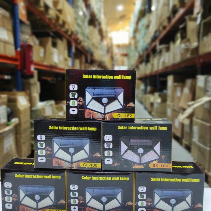 Aplique luz solar con sensor 100 LED