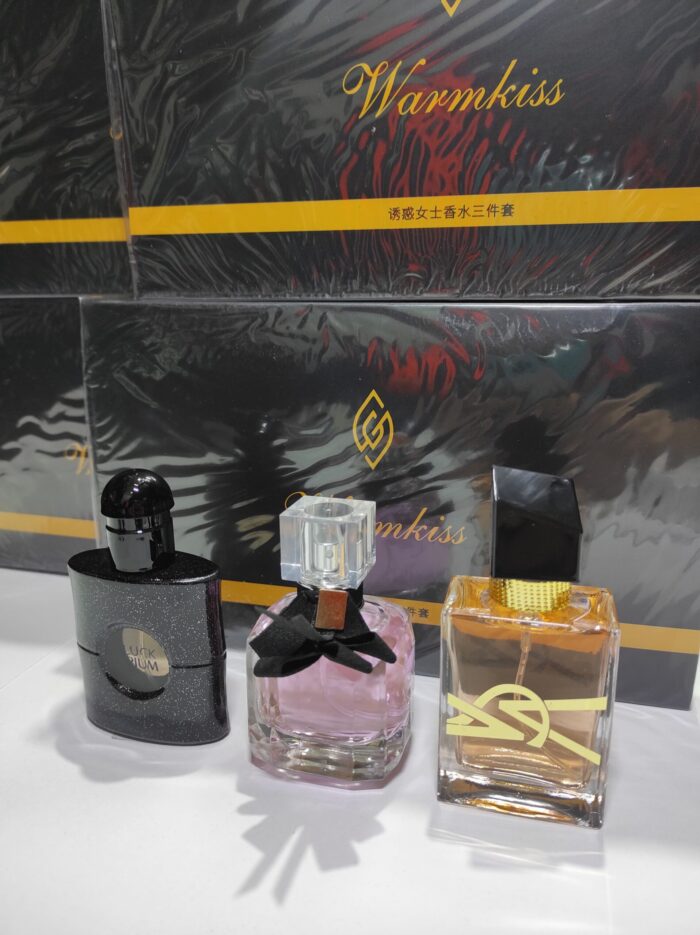 Conjuntos de 3 fragancias para mujer tipo YSL caja negro (no réplica)
