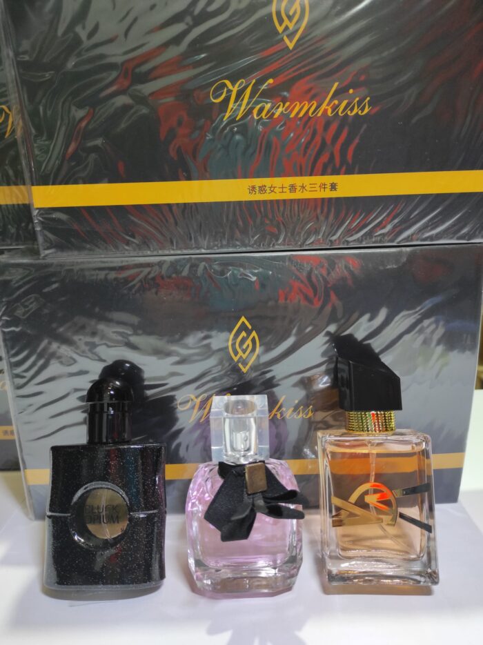 Conjuntos de 3 fragancias para mujer tipo YSL caja negro (no réplica)