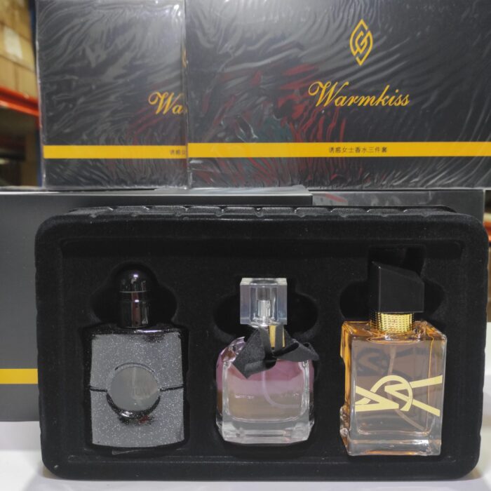 Conjuntos de 3 fragancias para mujer tipo YSL caja negro (no réplica)