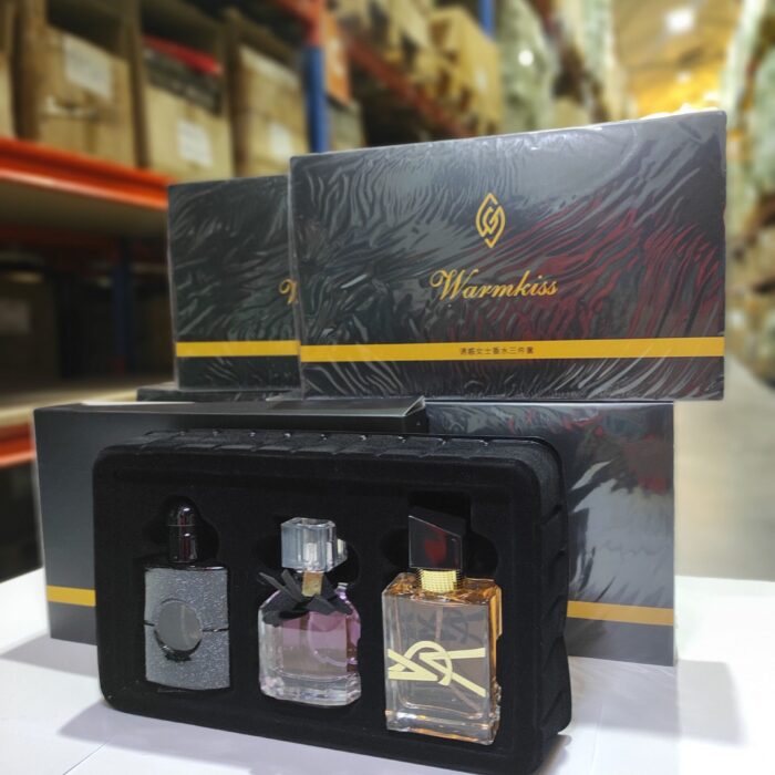 Conjuntos de 3 fragancias para mujer tipo YSL caja negro (no réplica)