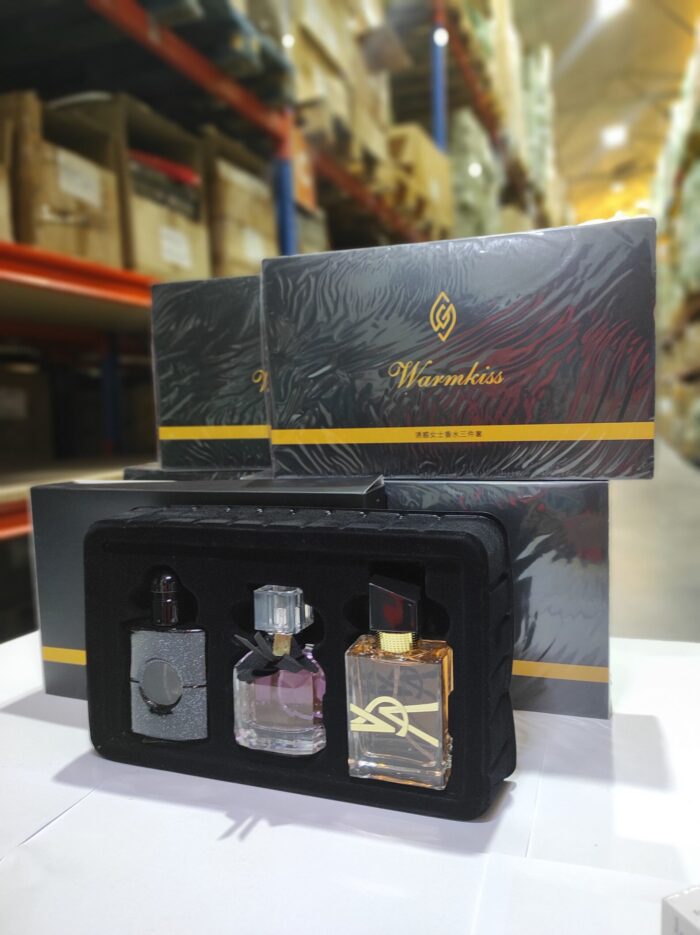 Conjuntos de 3 fragancias para mujer tipo YSL caja negro (no réplica)