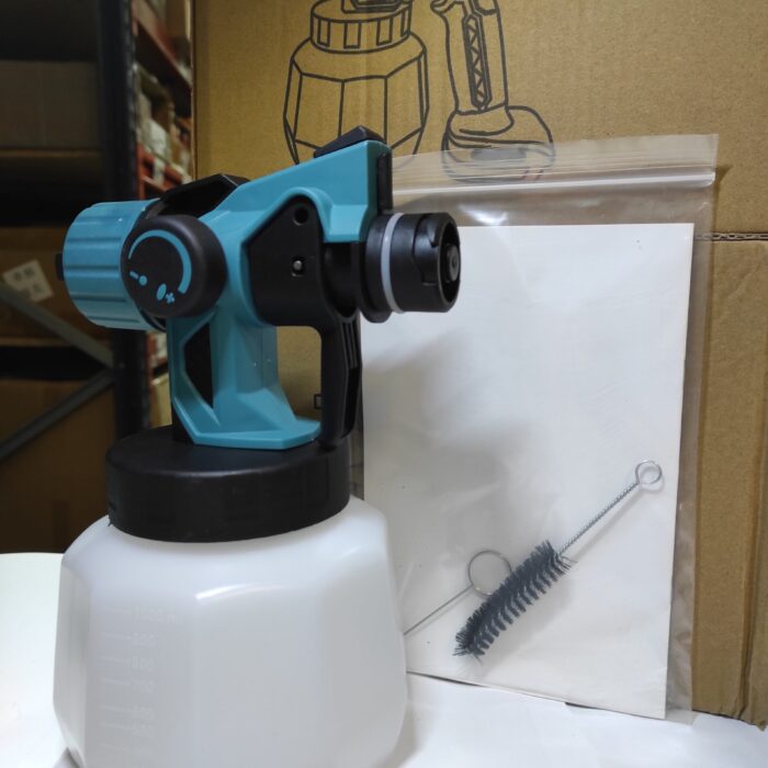 Pistola para pintar eléctrica inalámbrica con doble batería