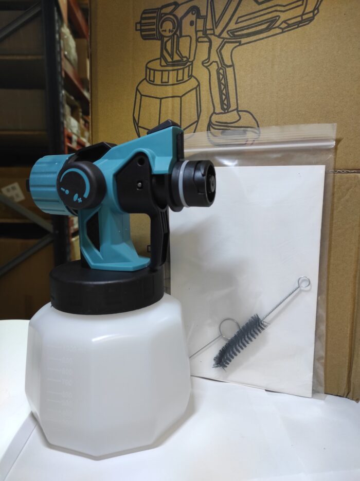 Pistola para pintar eléctrica inalámbrica con doble batería