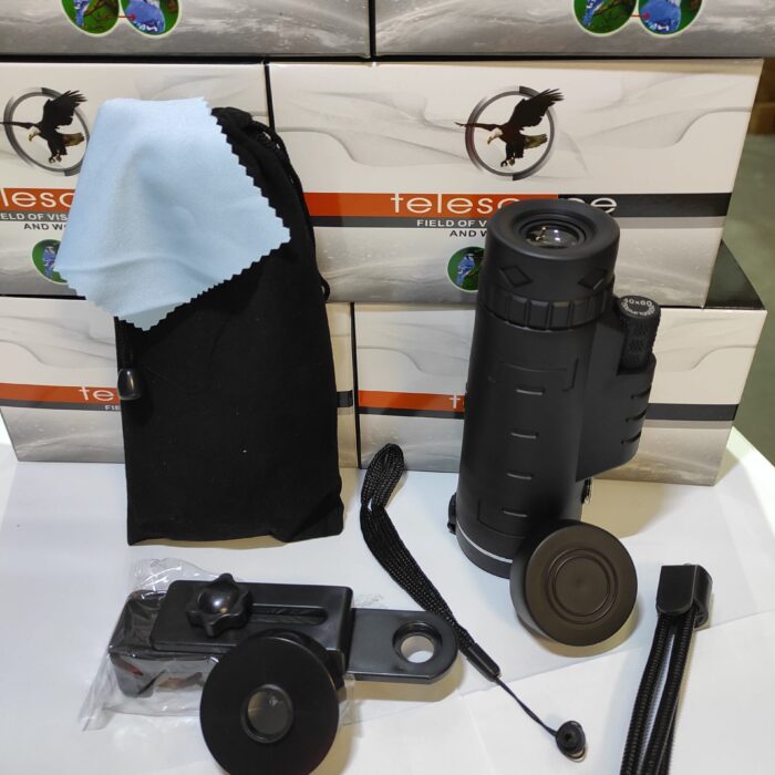 Telescopio Monocular con Soporte para Movil