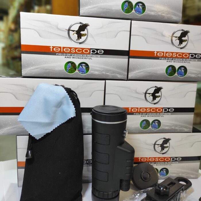Telescopio Monocular con Soporte para Movil