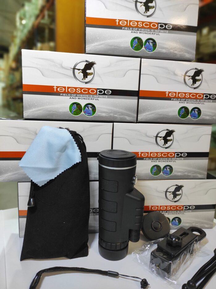 Telescopio Monocular con Soporte para Movil
