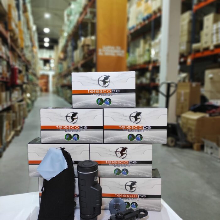 Telescopio Monocular con Soporte para Movil