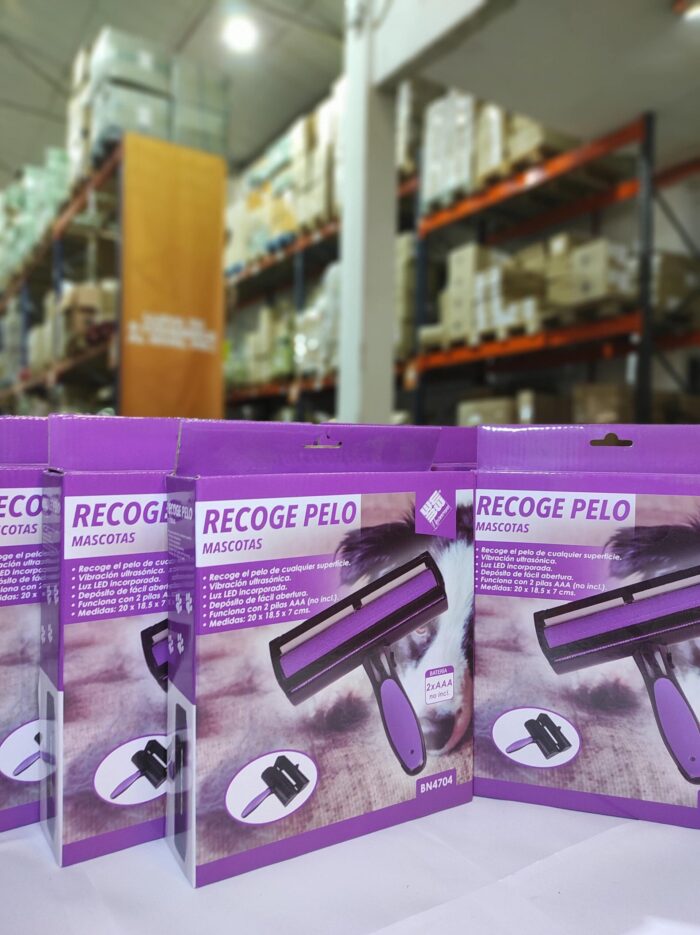 Rodillo Quitapelos mascotas con luz LED