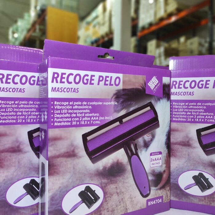 Rodillo Quitapelos mascotas con luz LED