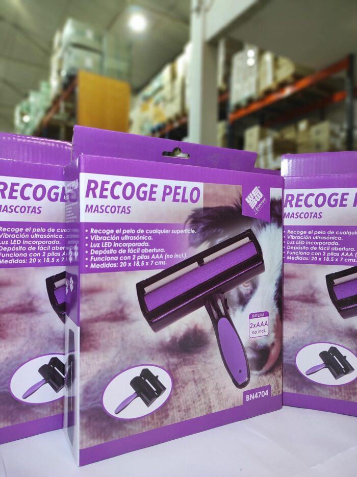 Rodillo Quitapelos mascotas con luz LED