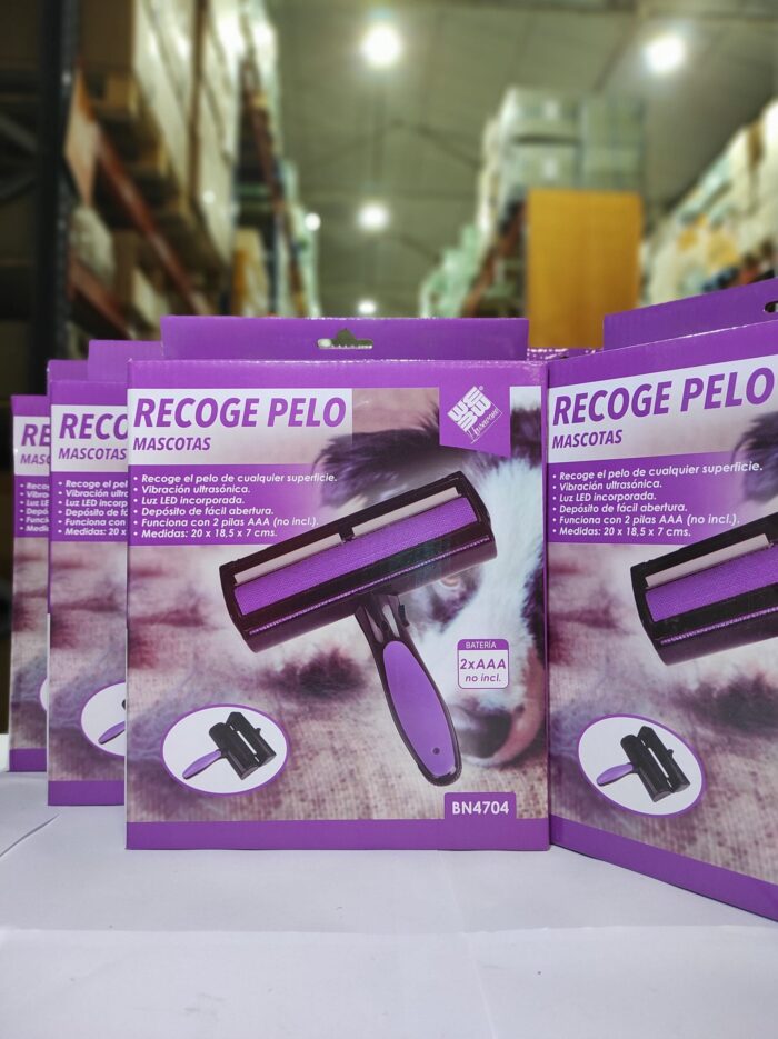 Rodillo Quitapelos mascotas con luz LED