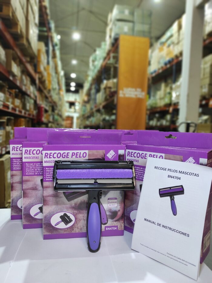 Rodillo Quitapelos mascotas con luz LED