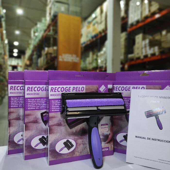 Rodillo Quitapelos mascotas con luz LED